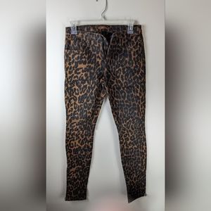 Joe's Chelsea fit leopard print stretchy skinny jeans, women's size 27